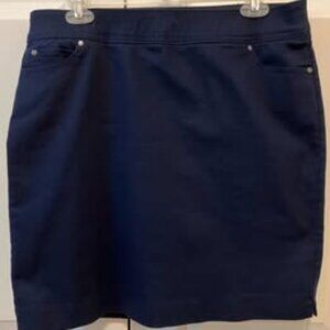 Kim Rogers Women's Millennium Skort size 10 blue